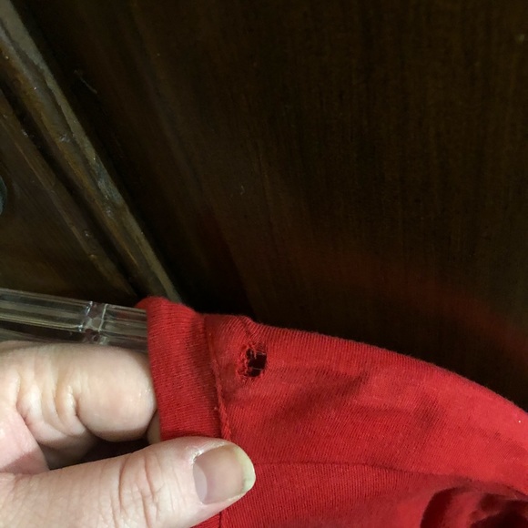 Red “over it” tee - Picture 2 of 2